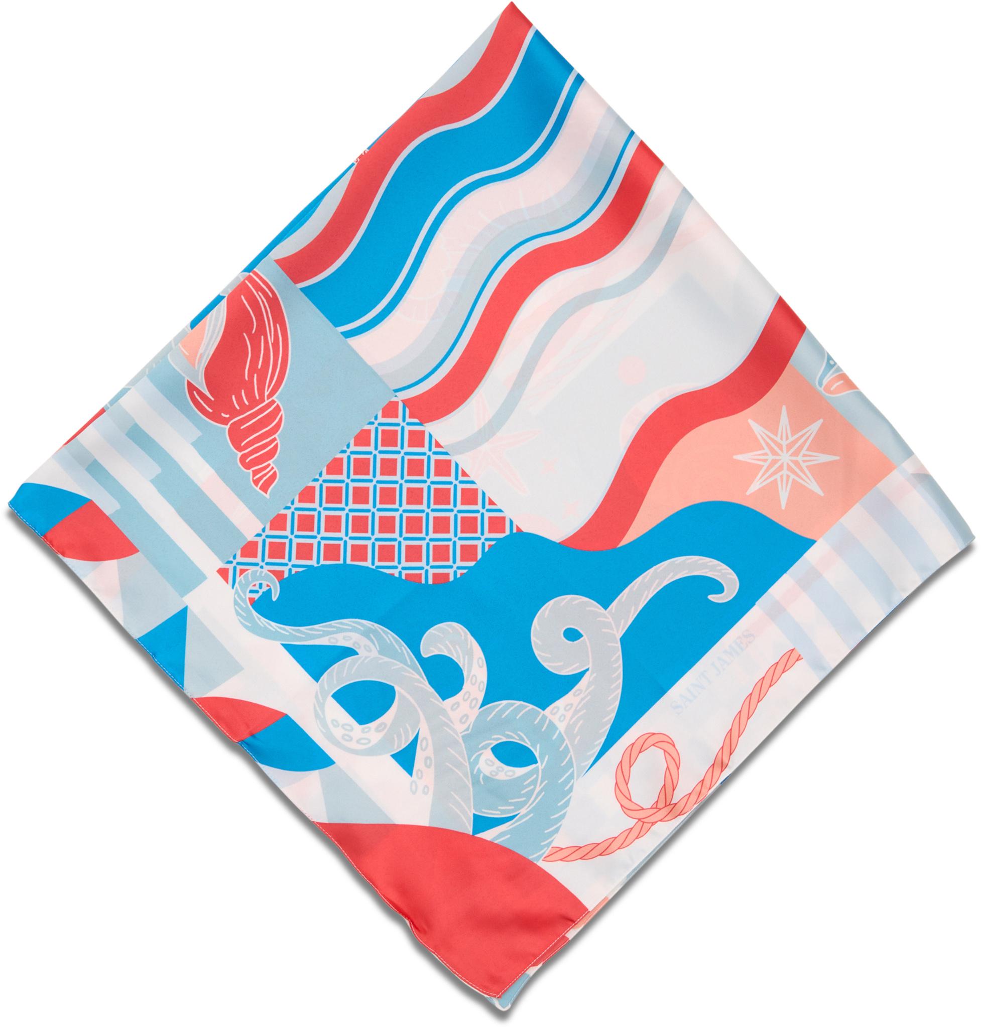 Product image for Foulard Carré Fond Marin