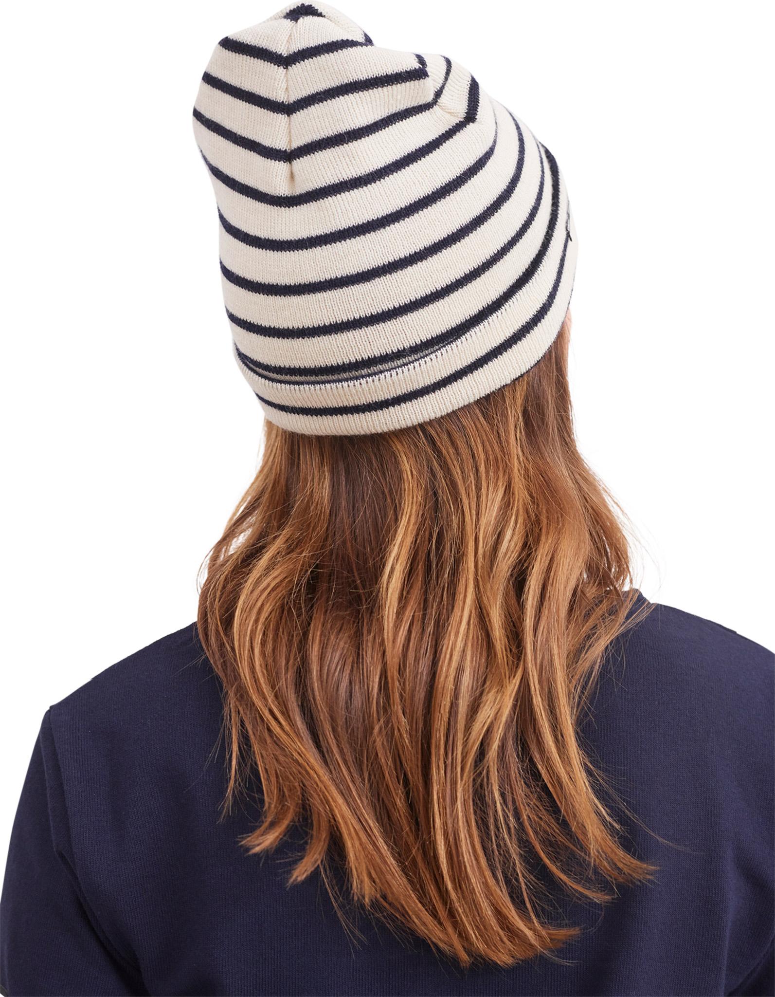 Product gallery image number 2 for product Bonnet marinière en tricot rayé - Unisexe