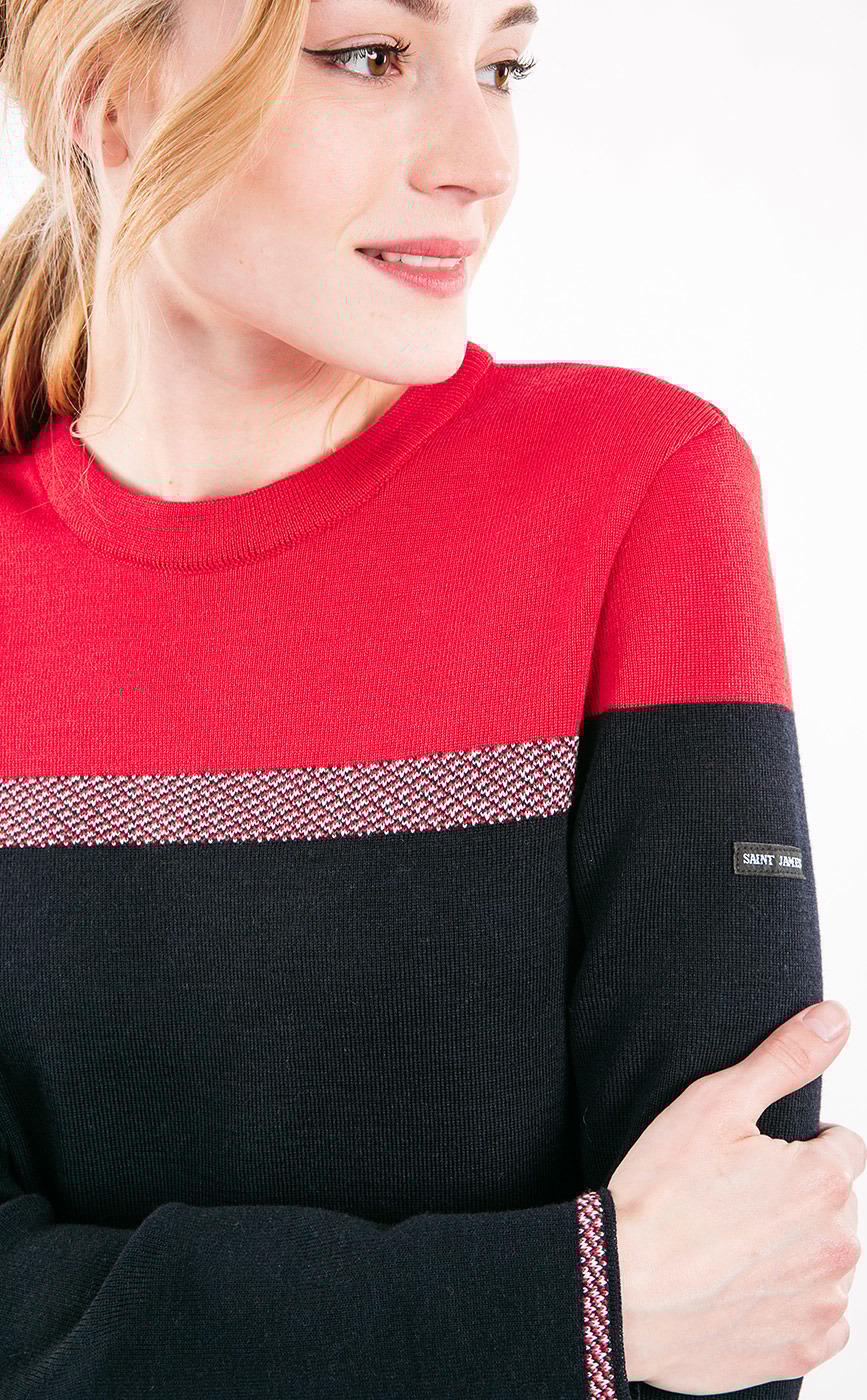 Product gallery image number 2 for product Normandie Two Tone Merino Wool Dress - Women's