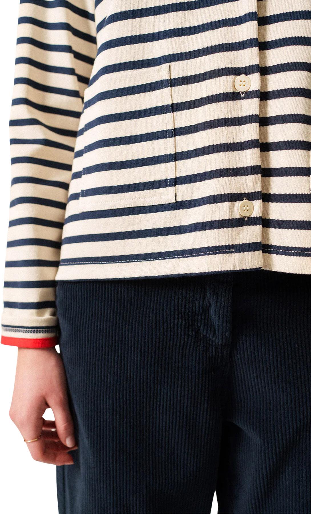 Product gallery image number 4 for product Méricardi Striped Cardigan - Women's