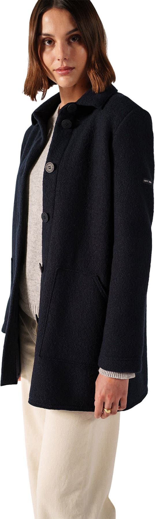 Numéro de l'image de la galerie de produits 3 pour le produit Manteau en laine Pyrenées II  - Femme