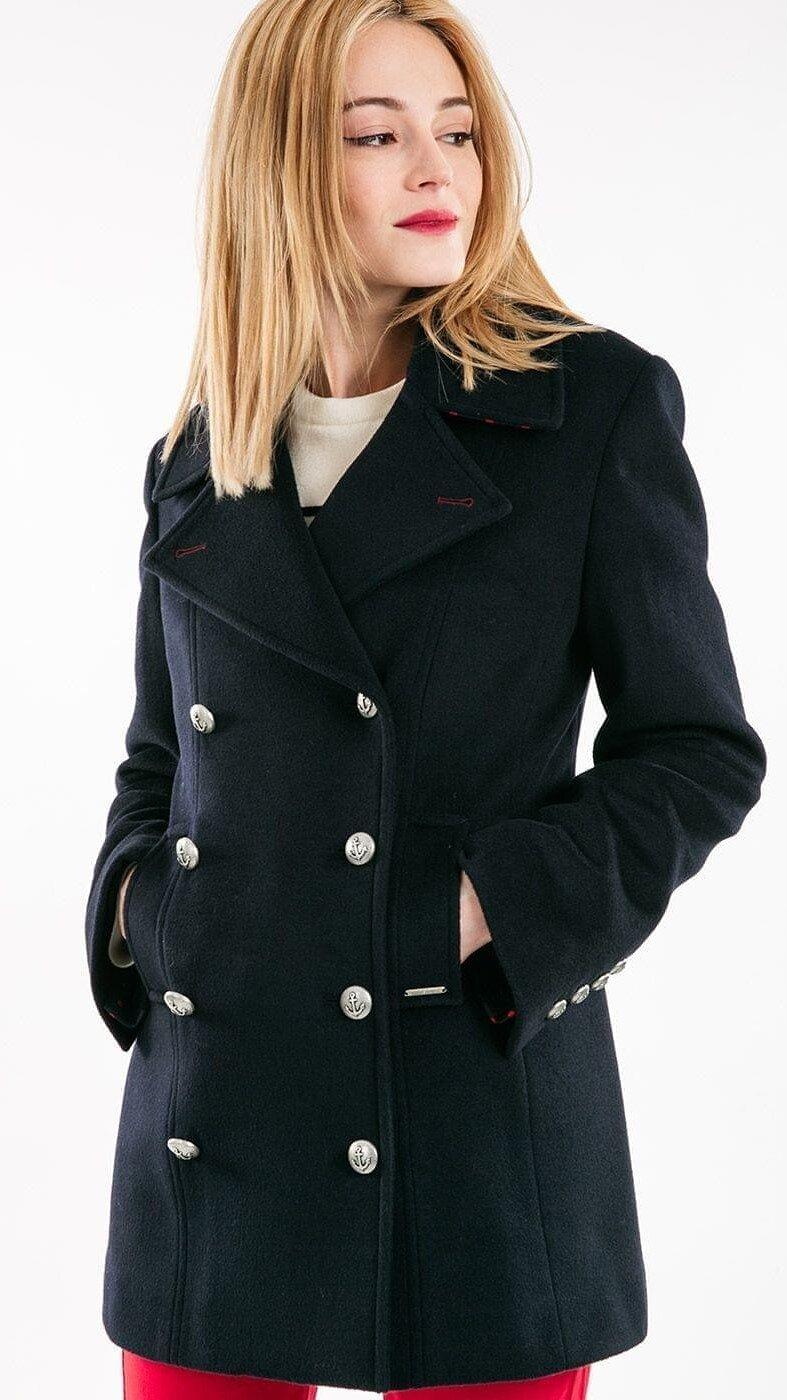 Product gallery image number 2 for product St Briac III Classic Peacoat - Women's
