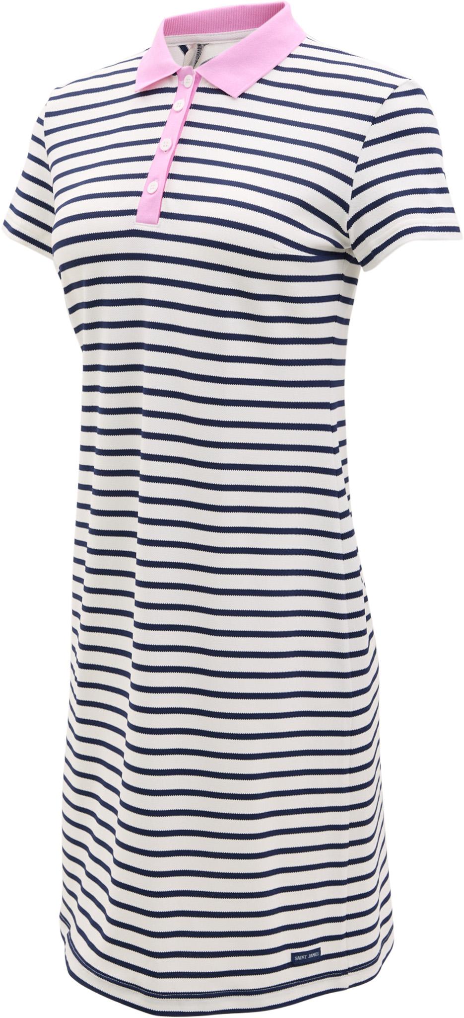 Product gallery image number 3 for product Robe polo à rayures Agen - Femme