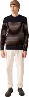 Colour: Marine - Beige Fonce