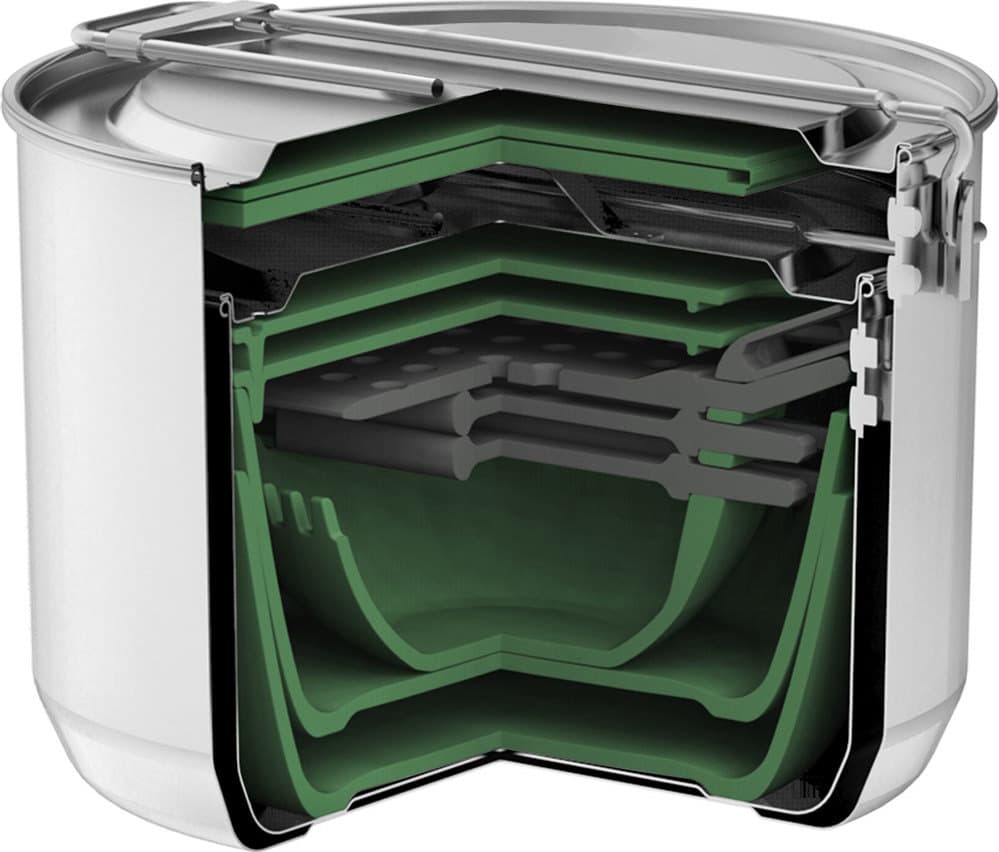 Product gallery image number 3 for product Adventure Two Pot Prep + Cook Set