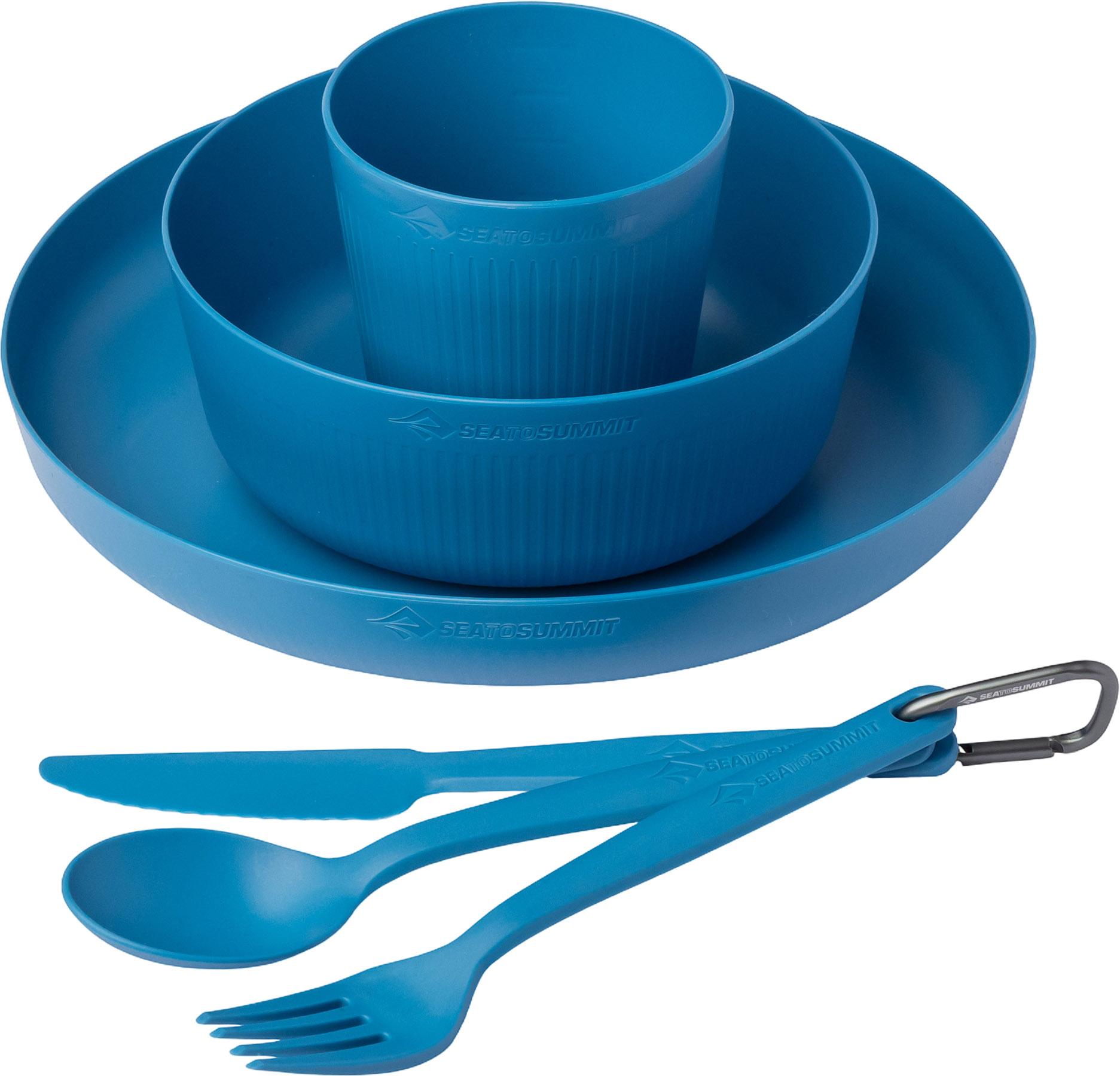 Product gallery image number 2 for product Camp Dinnerware Set with Mesh Sack - 6 Piece 