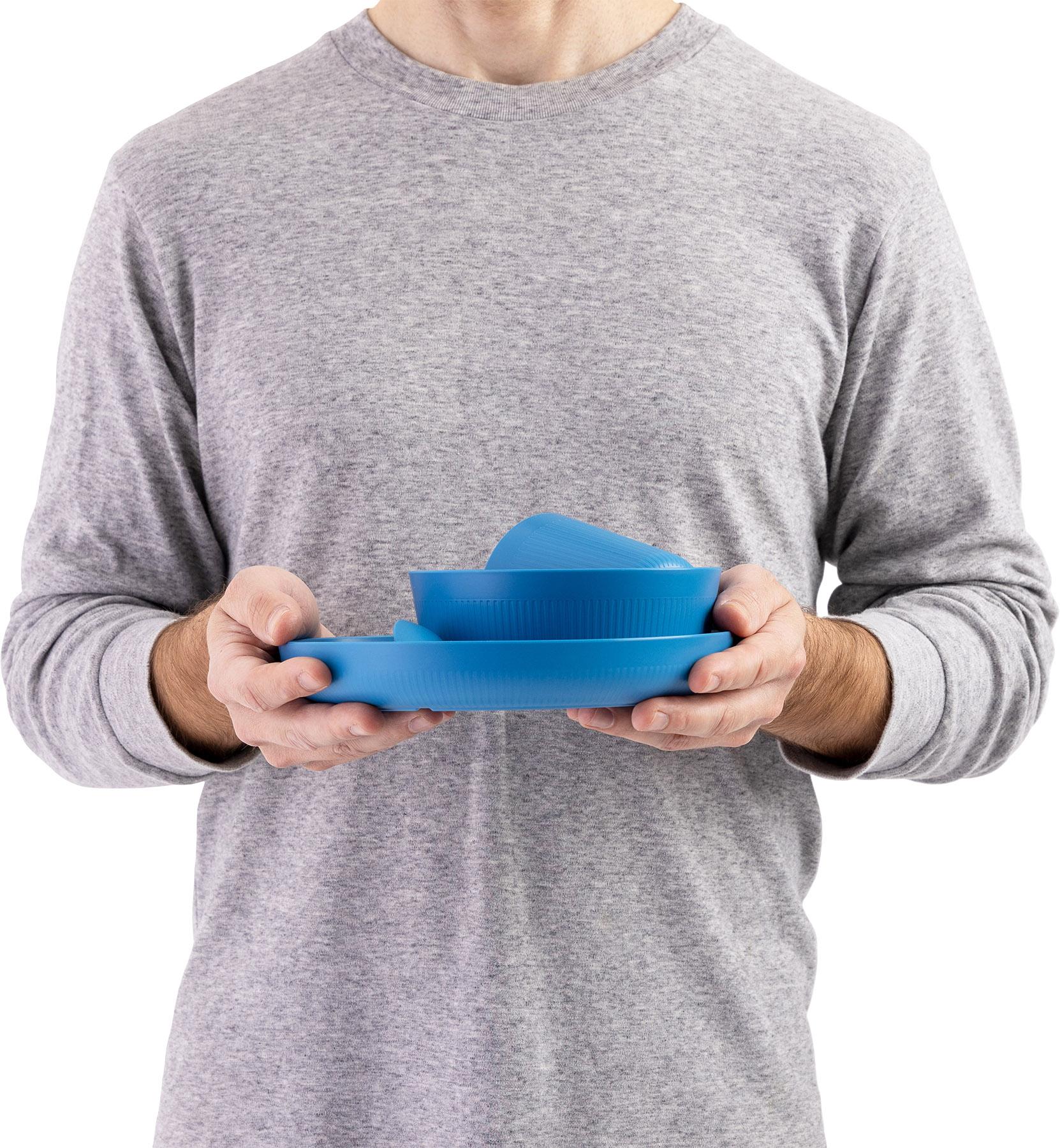 Product gallery image number 5 for product Camp Dinnerware Set with Mesh Sack - 6 Piece 