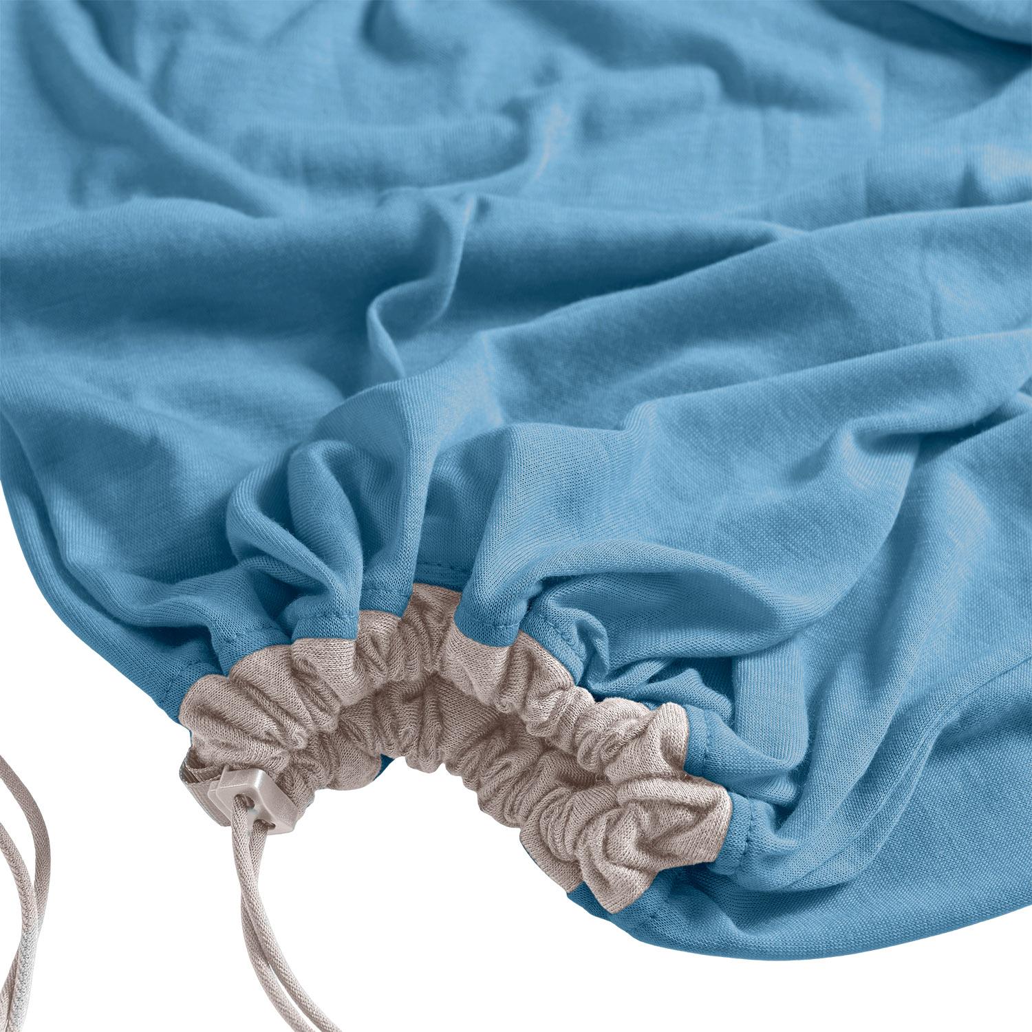 Product gallery image number 2 for product Breeze Lightweight Sleeping Bag Liner with Pillow Sleeve - Rectangular