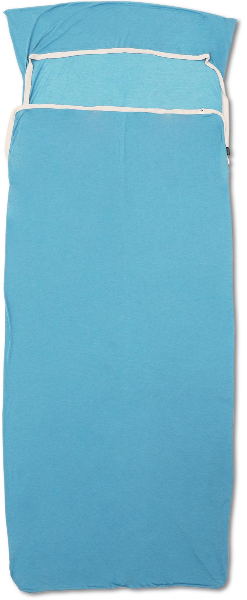 Product image for Breeze Lightweight Sleeping Bag Liner with Pillow Sleeve - Rectangular