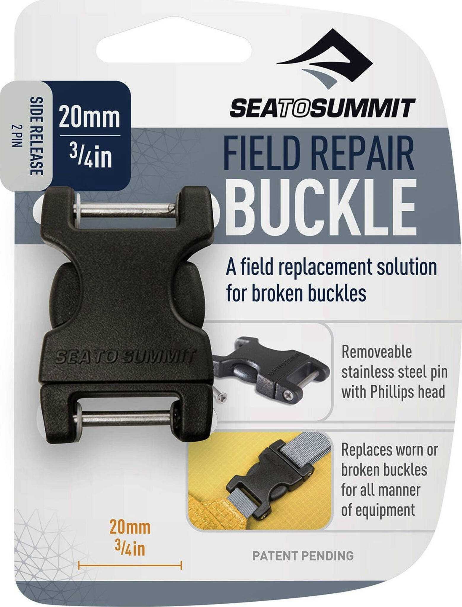 Product image for Side Release Field Repair Buckle with Removable Pin