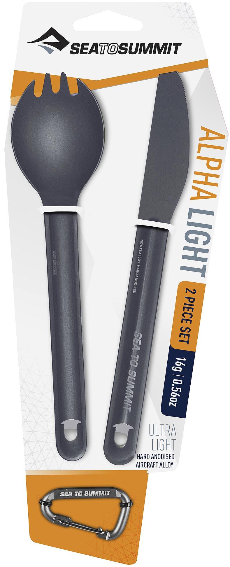 Numéro de l'image de la galerie de produits 2 pour le produit Ensemble Couteau et Spork Alpha Light
