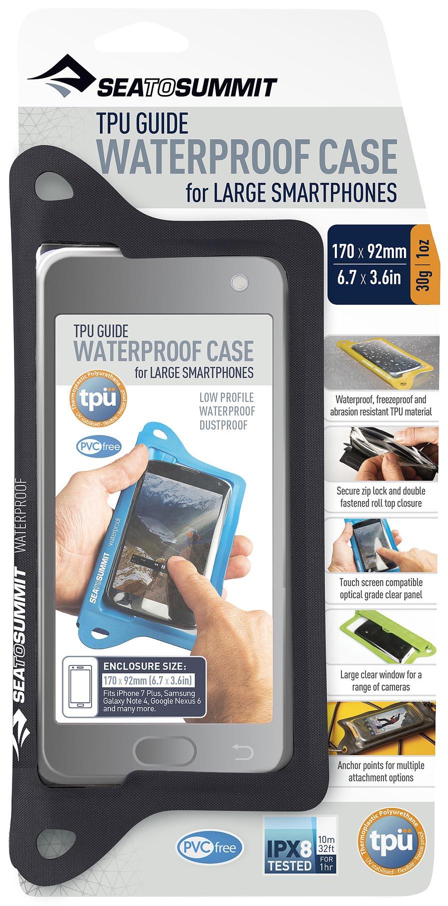 Product gallery image number 1 for product TPU Guide Waterproof Case for Large Smartphones