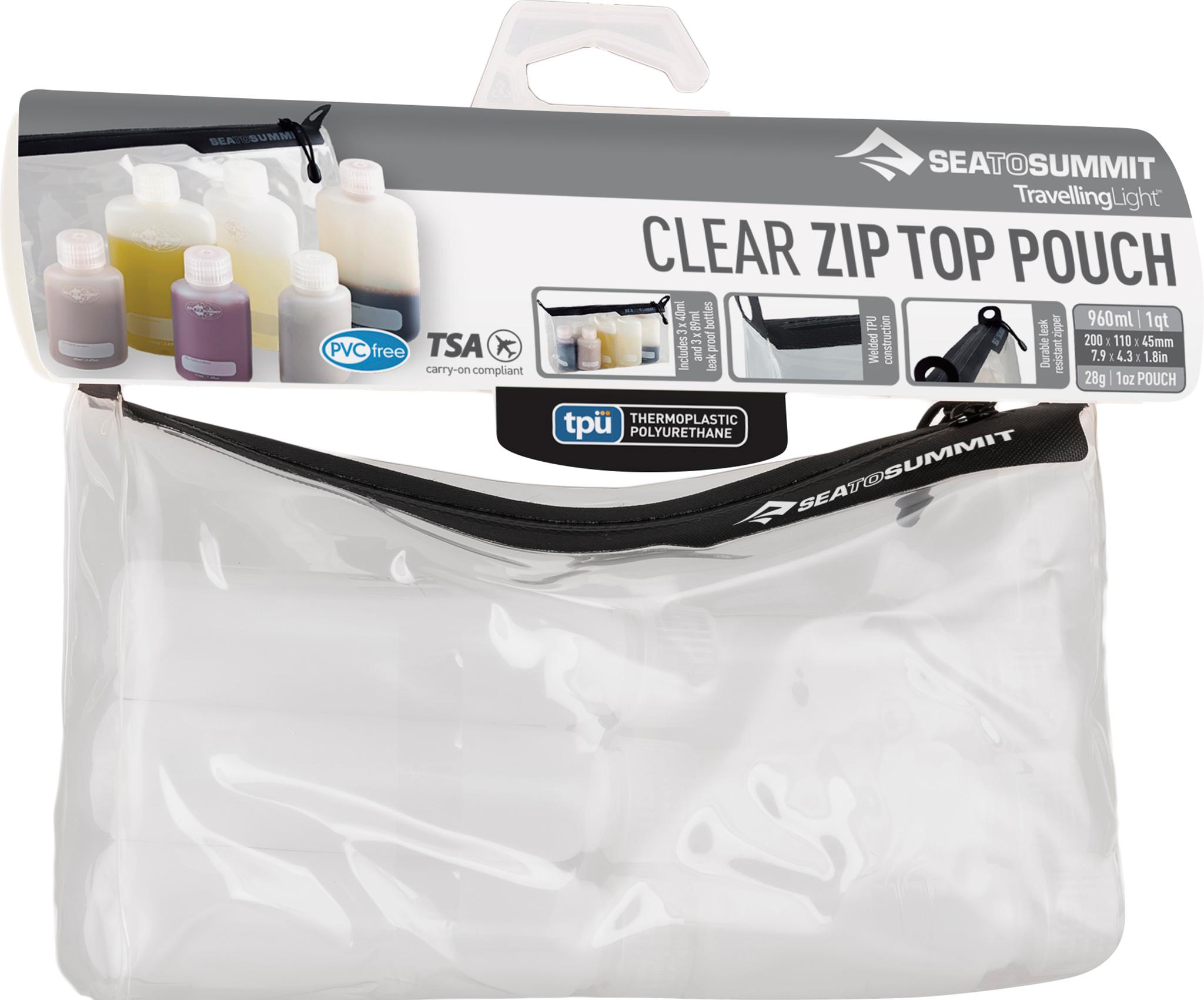 Product image for Travelling Light TPU Clear Zip Pouch