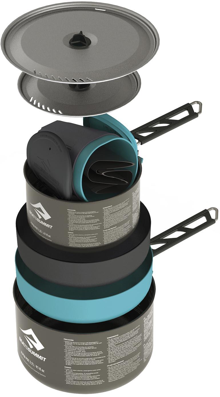 Product gallery image number 5 for product Alpha 2 Pot Cook Set 2.2