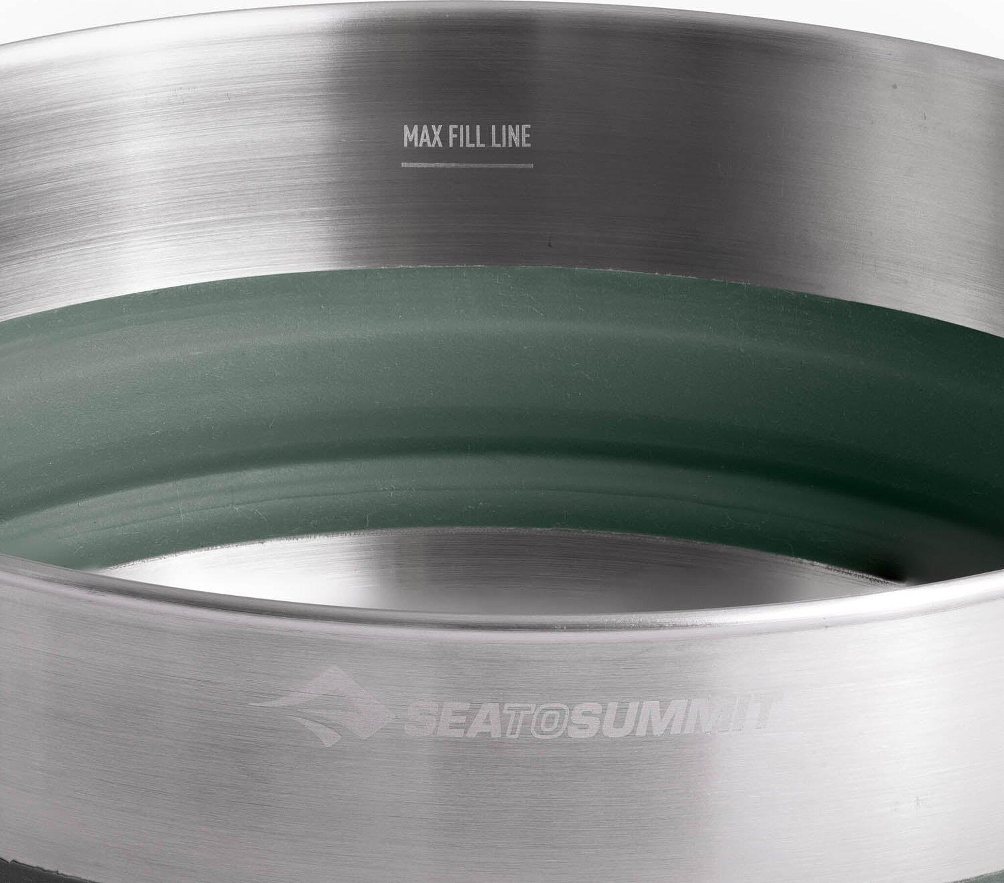 Numéro de l'image de la galerie de produits 5 pour le produit Casserole pliable en acier inoxydable Detour 3L