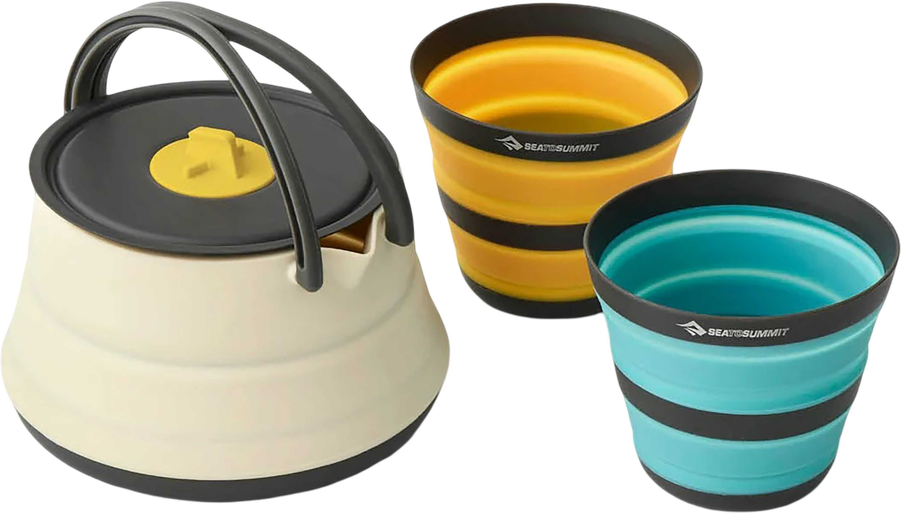 Product image for Frontier Ultralight Collapsible Kettle Cook Set with Cups - 3 Piece 