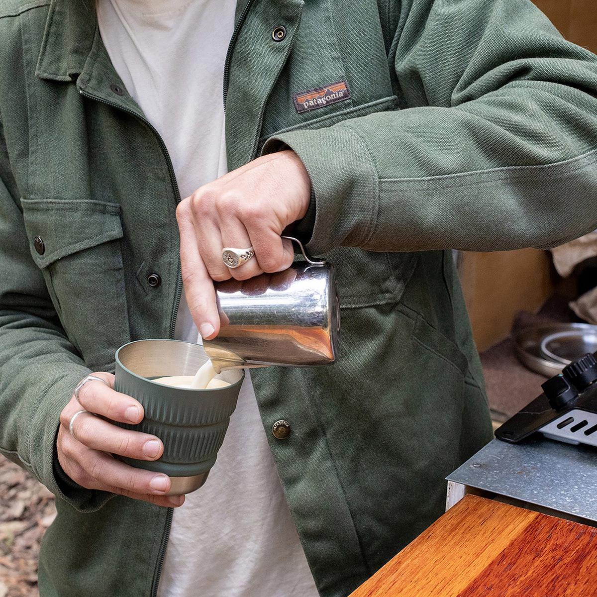 Product gallery image number 3 for product Detour 6 Piece Stainless Steel Collapsible Dinnerware Set