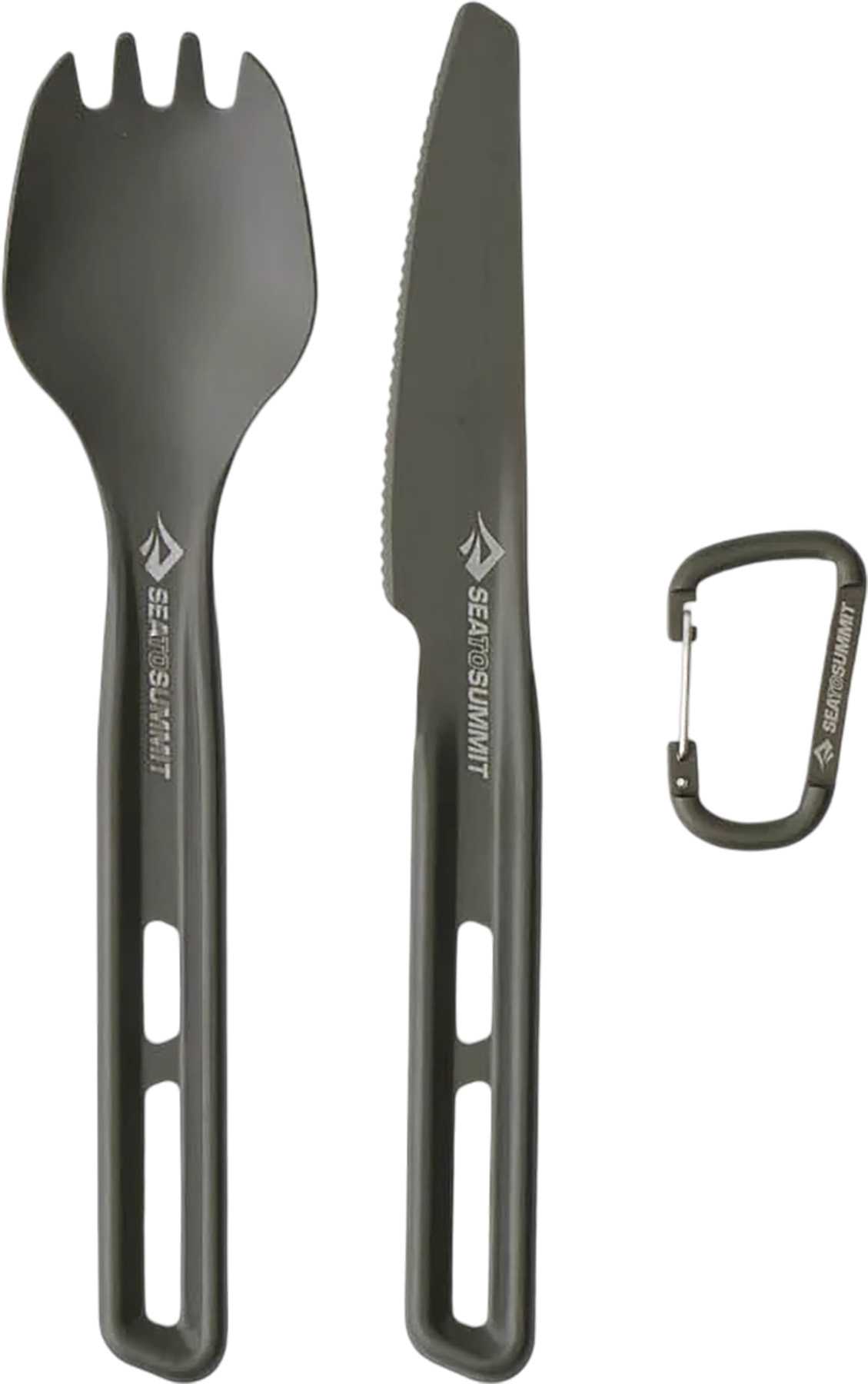 Product image for Frontier Ultralight Cutlery Spork and Knife Set