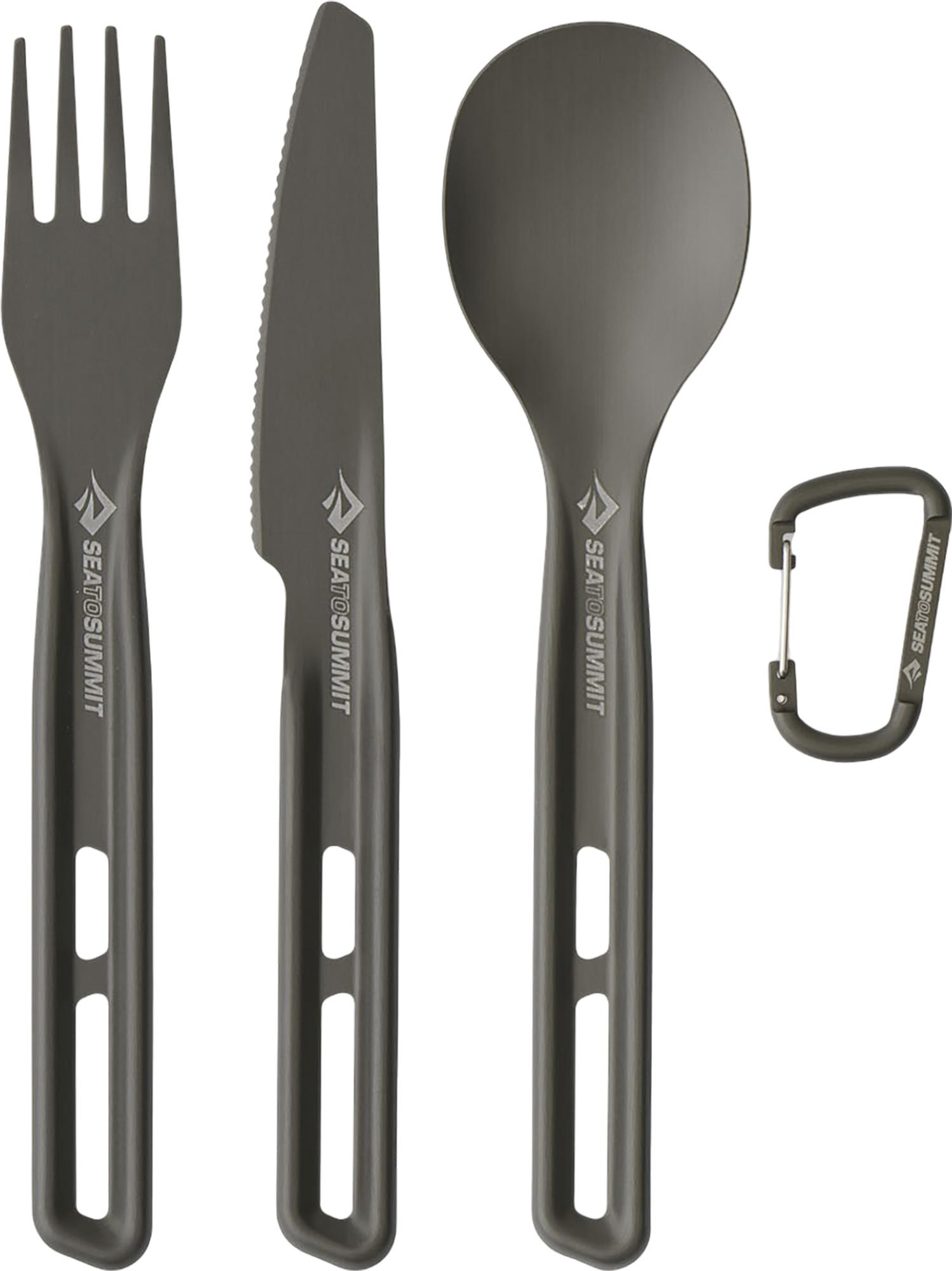 Product gallery image number 1 for product Frontier Ultralight Knife, Fork and Spoon Set