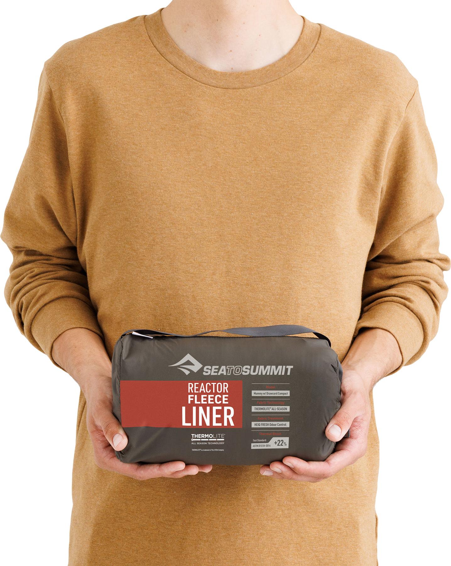 Product gallery image number 6 for product Reactor Fleece Sleeping Bag Liner