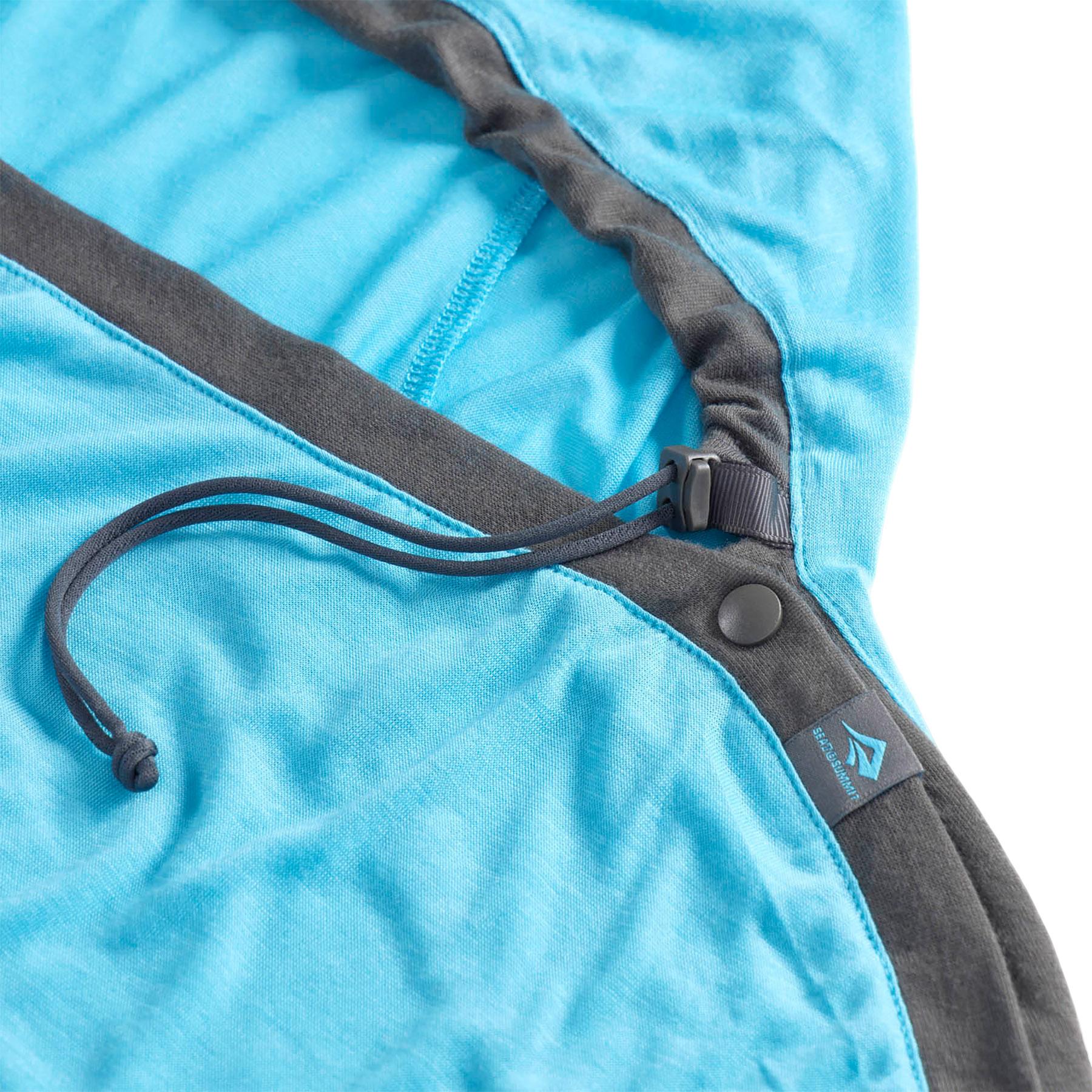 Product gallery image number 4 for product Breeze Mummy Sleeping Bag Liner with Drawcord - Compact