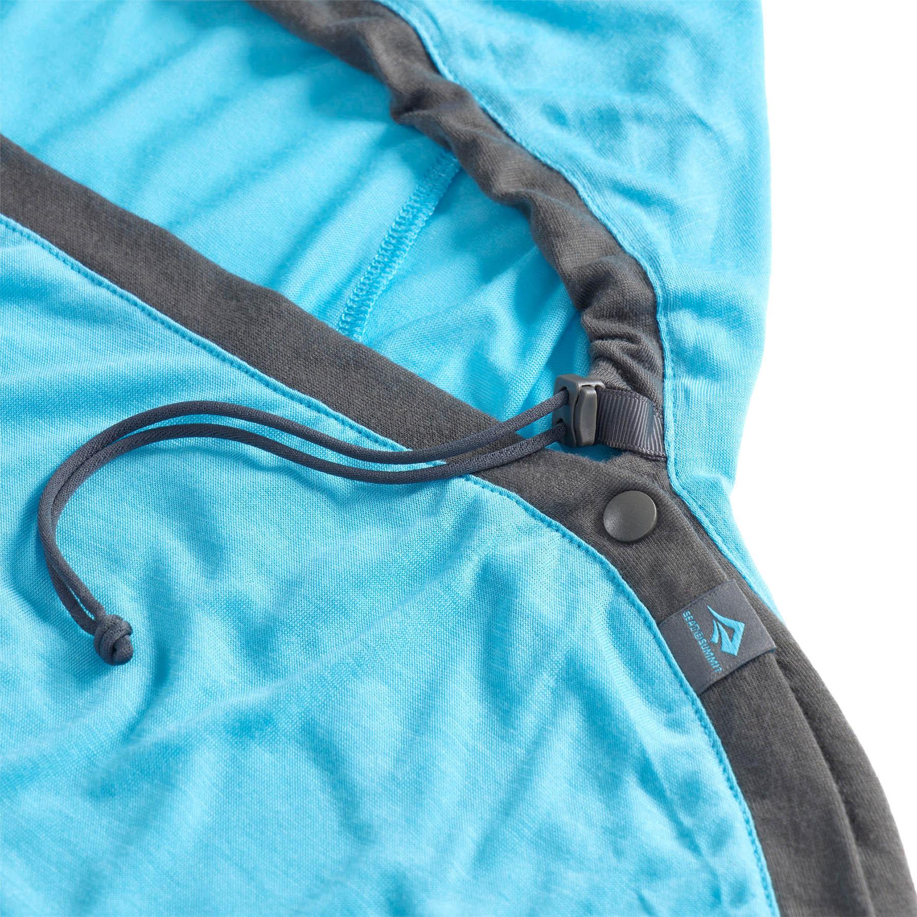 Product gallery image number 4 for product Breeze Mummy Sleeping Bag Liner with Drawcord - Regular