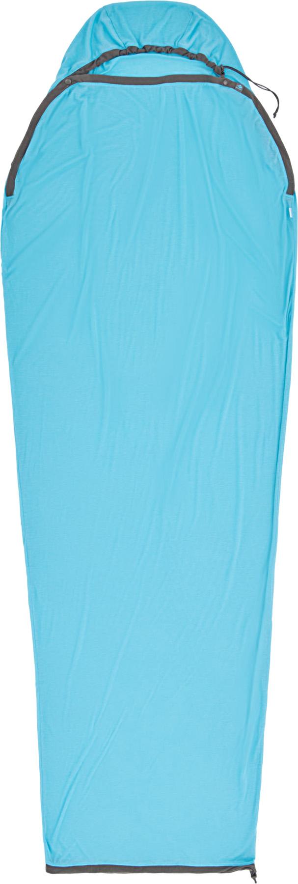Product gallery image number 7 for product Breeze Mummy Sleeping Bag Liner with Drawcord - Regular