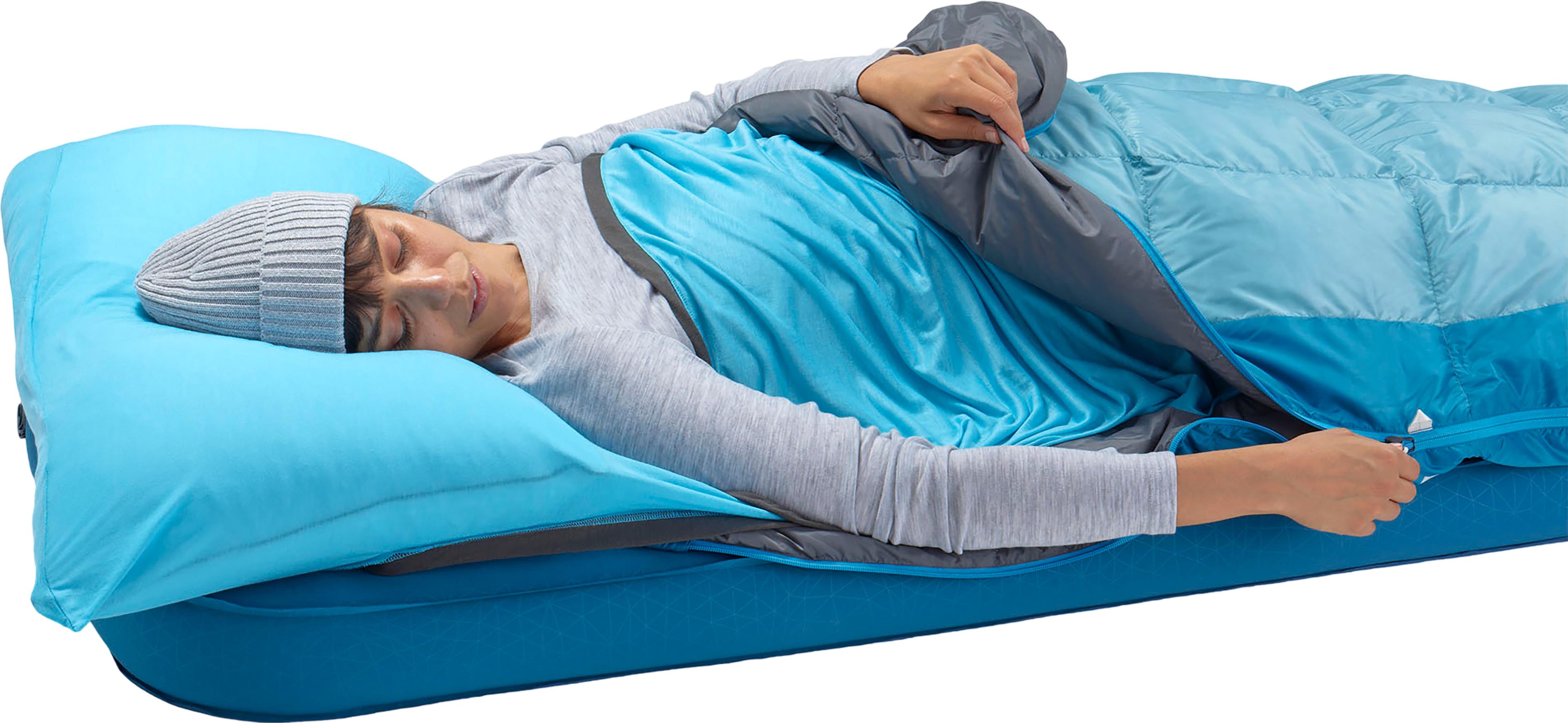 Numéro de l'image de la galerie de produits 5 pour le produit Doublure pour sac de couchage avec housse d'oreiller Breeze - Rectangulaire