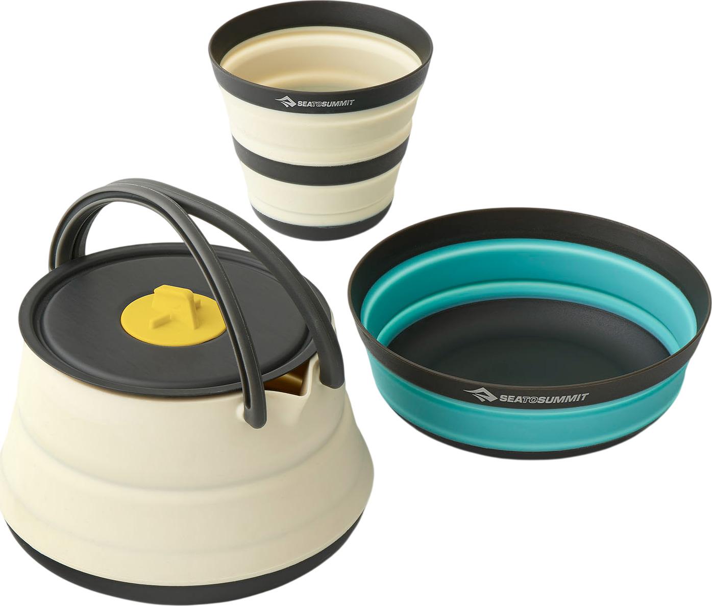 Image de produit pour Ensemble de cuisine avec bouilloire pliable Frontier Ultralight, tasse et bol [3 pièces]