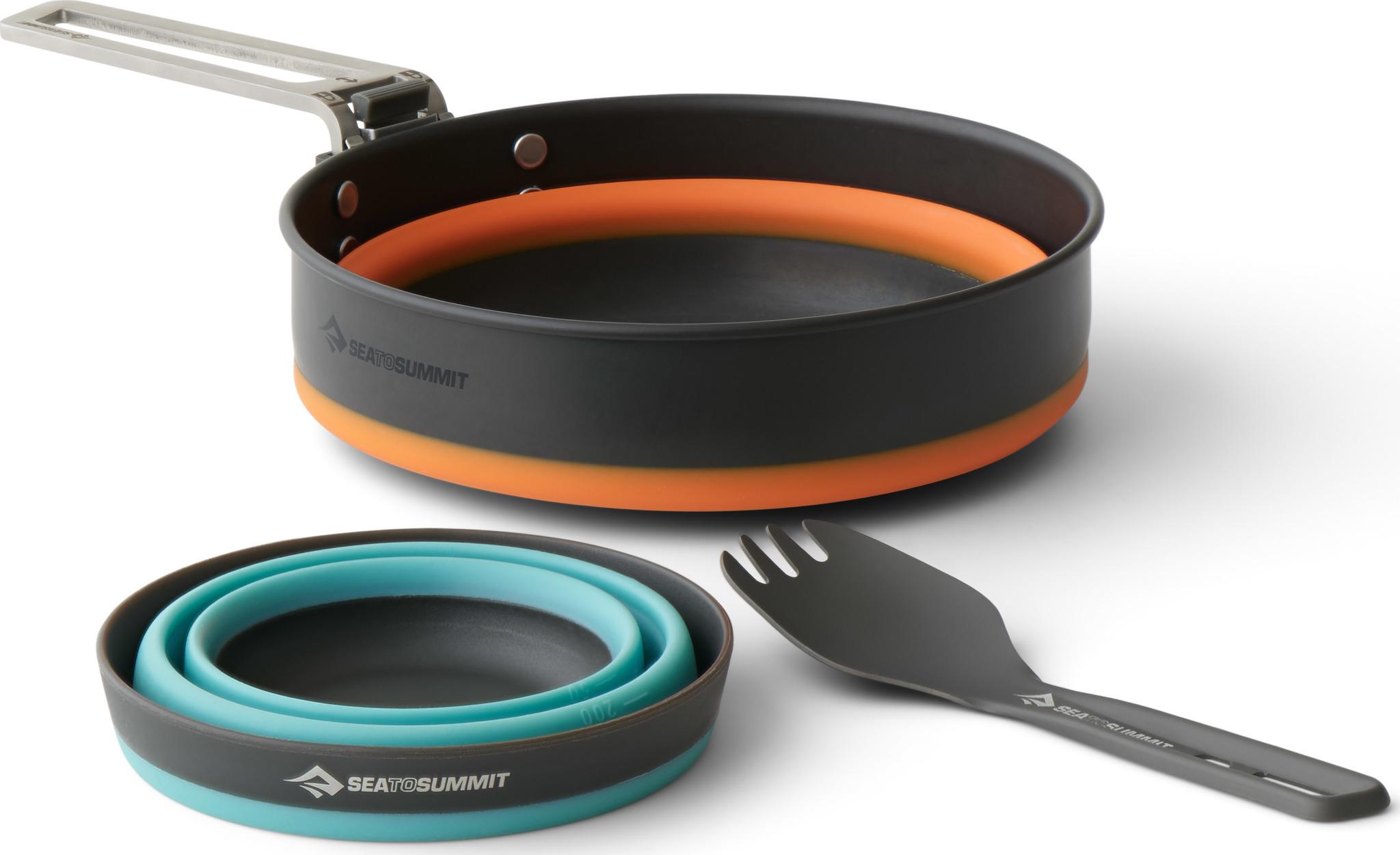 Numéro de l'image de la galerie de produits 2 pour le produit Ensemble de cuisine pliable Frontier Ultralight avec casserole de 1 L [3 pièces]