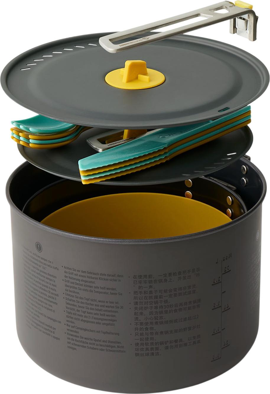 Numéro de l'image de la galerie de produits 3 pour le produit Batterie de cuisine Frontier Ultralight Two Pot [14 pièces]