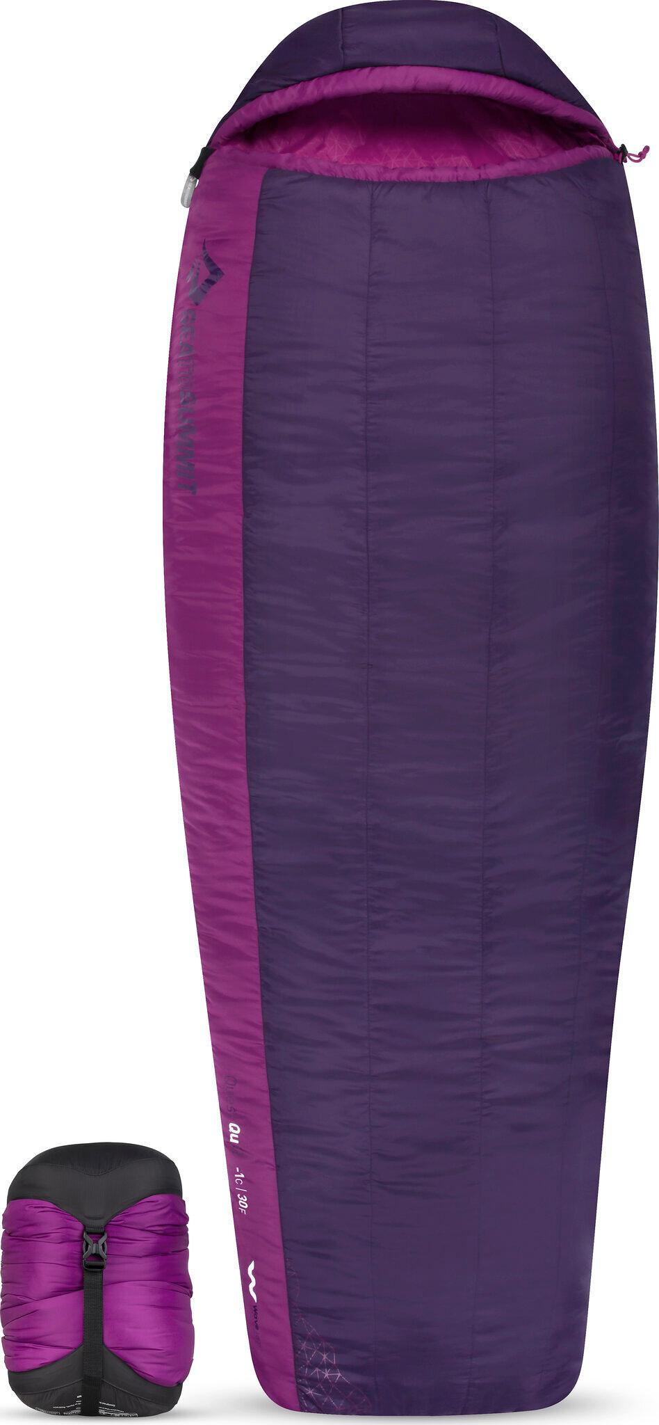 Product gallery image number 3 for product Quest QuII Long Synthetic Sleeping Bag 30°F/-1°C - Women's