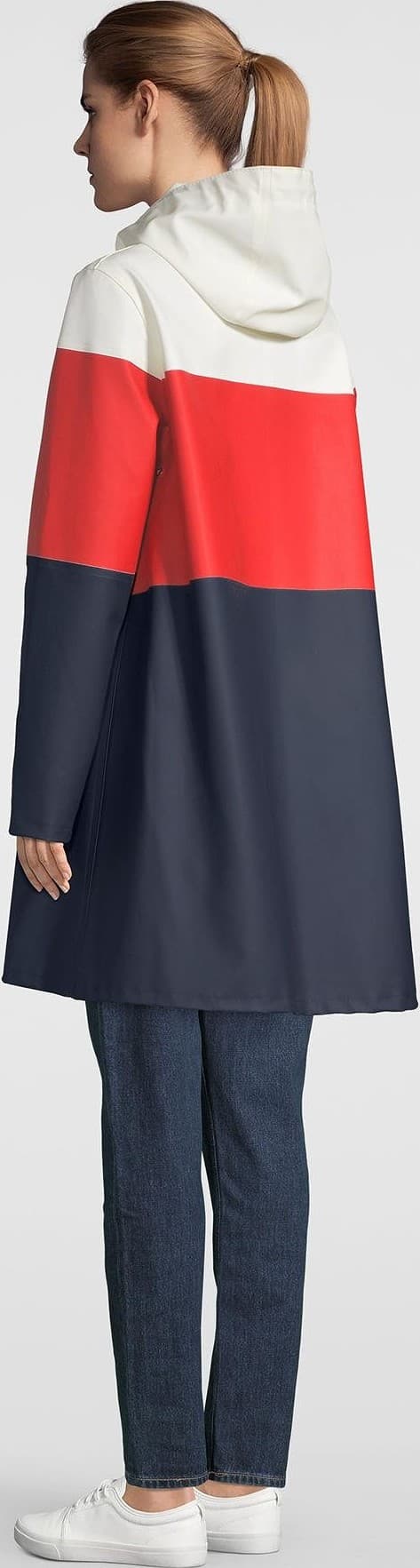 Product gallery image number 5 for product Mosebacke Stripe Raincoat - Women's