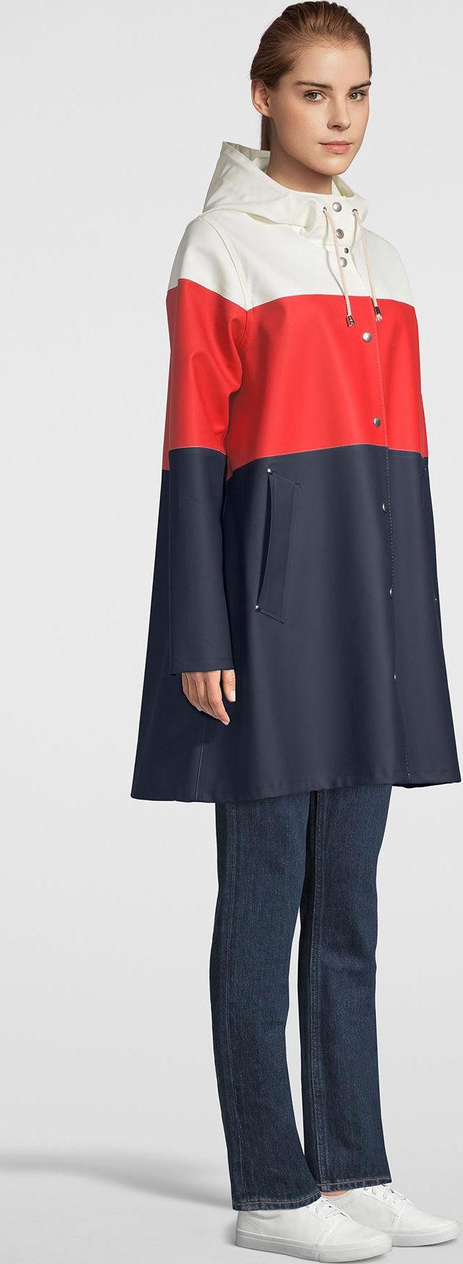 Product gallery image number 4 for product Mosebacke Stripe Raincoat - Women's