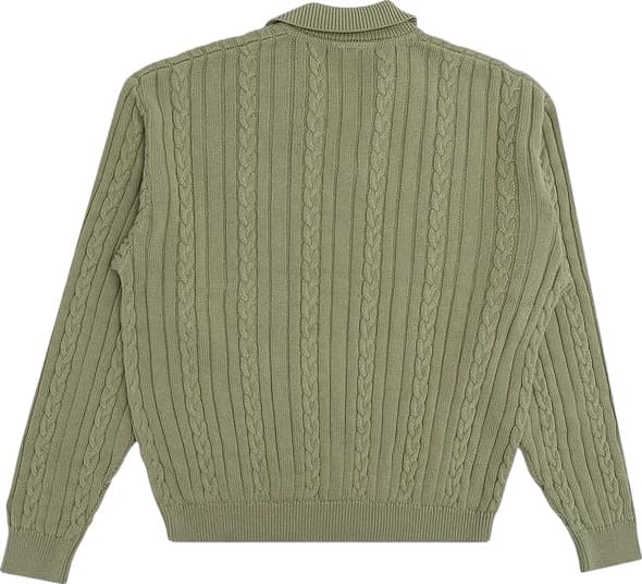 Product gallery image number 2 for product Riverview Knit Long Sleeve Polo Sweater - Men's