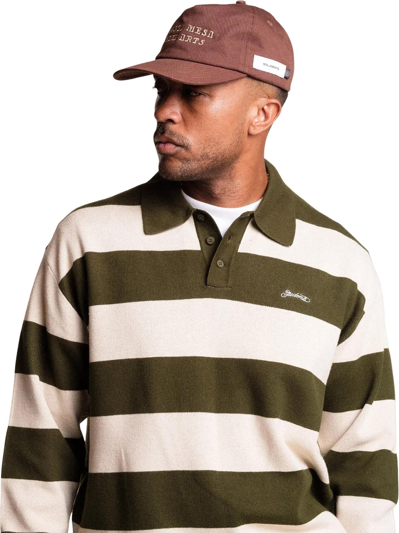 Product gallery image number 9 for product Whittier Knit Long Sleeve Polo Sweater - Men's