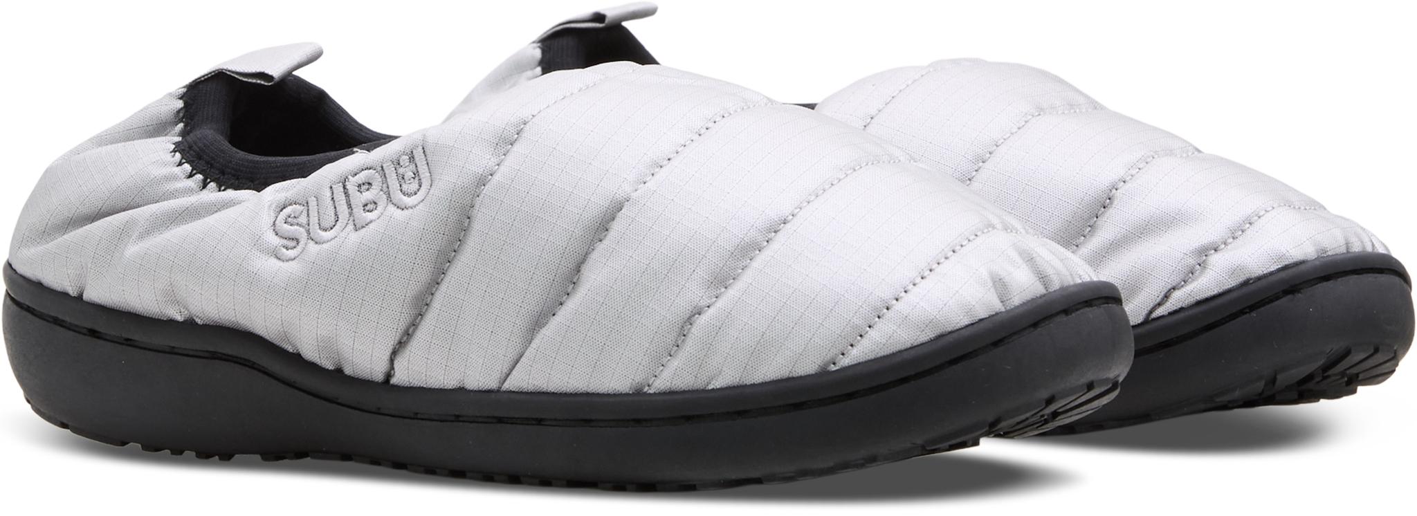 Product gallery image number 4 for product F-Line Foil Silver Packable Outdoor Slippers - Unisex