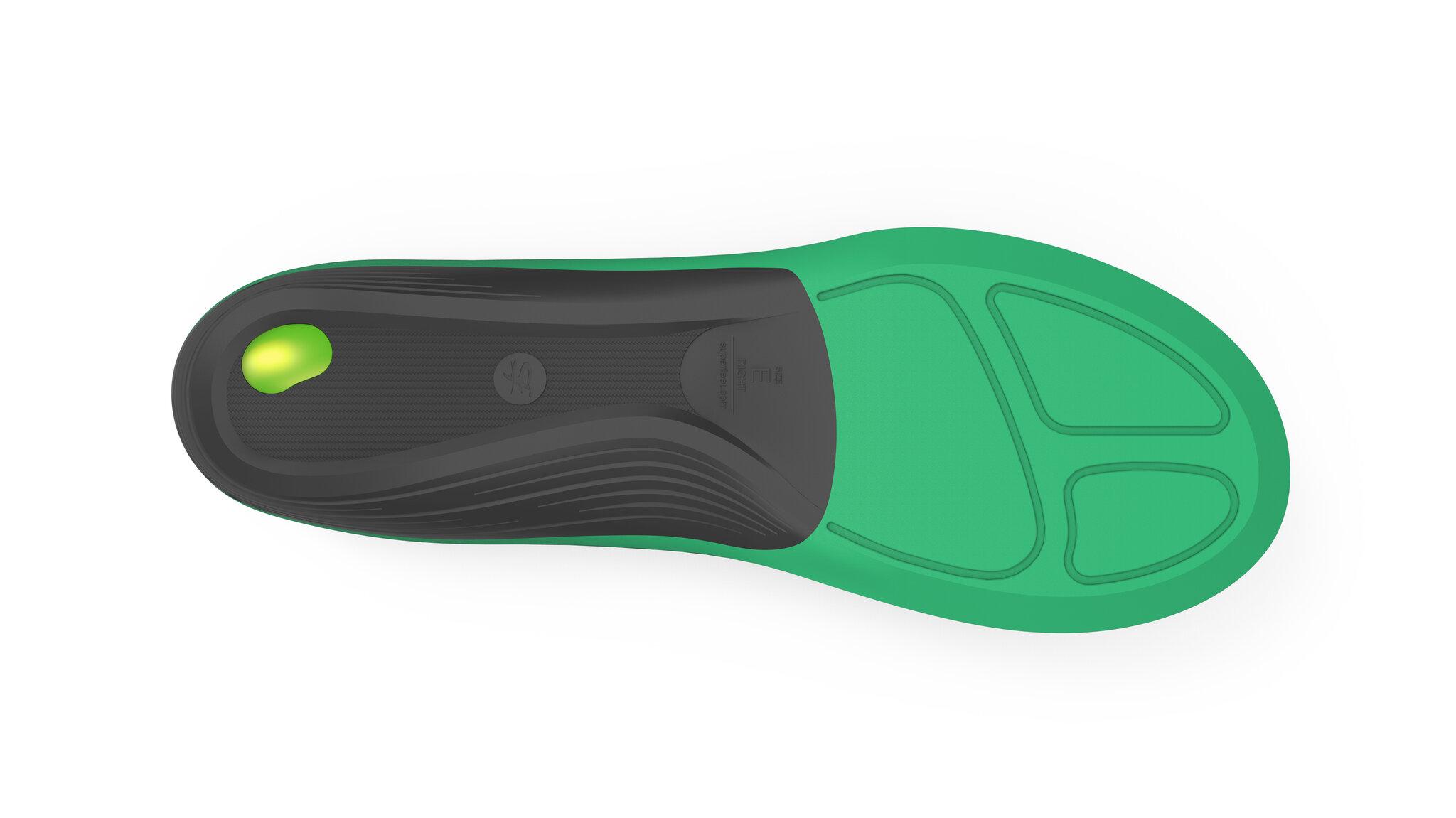 Product gallery image number 6 for product Run Comfort Citron Footbed - Unisex