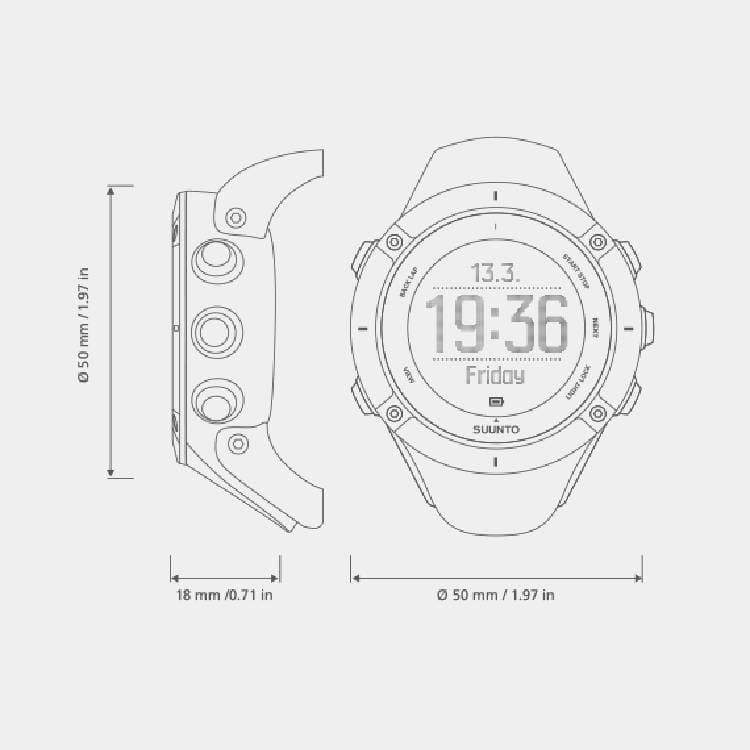 Product gallery image number 4 for product Ambit3 Peak GPS Watch  with Heartrate Belt
