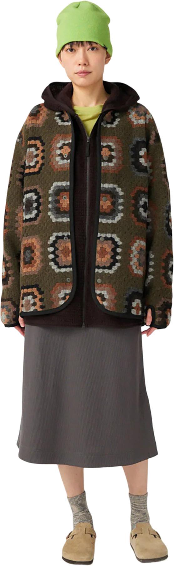 Product gallery image number 4 for product Wool Jacquard Cardigan - Unisex