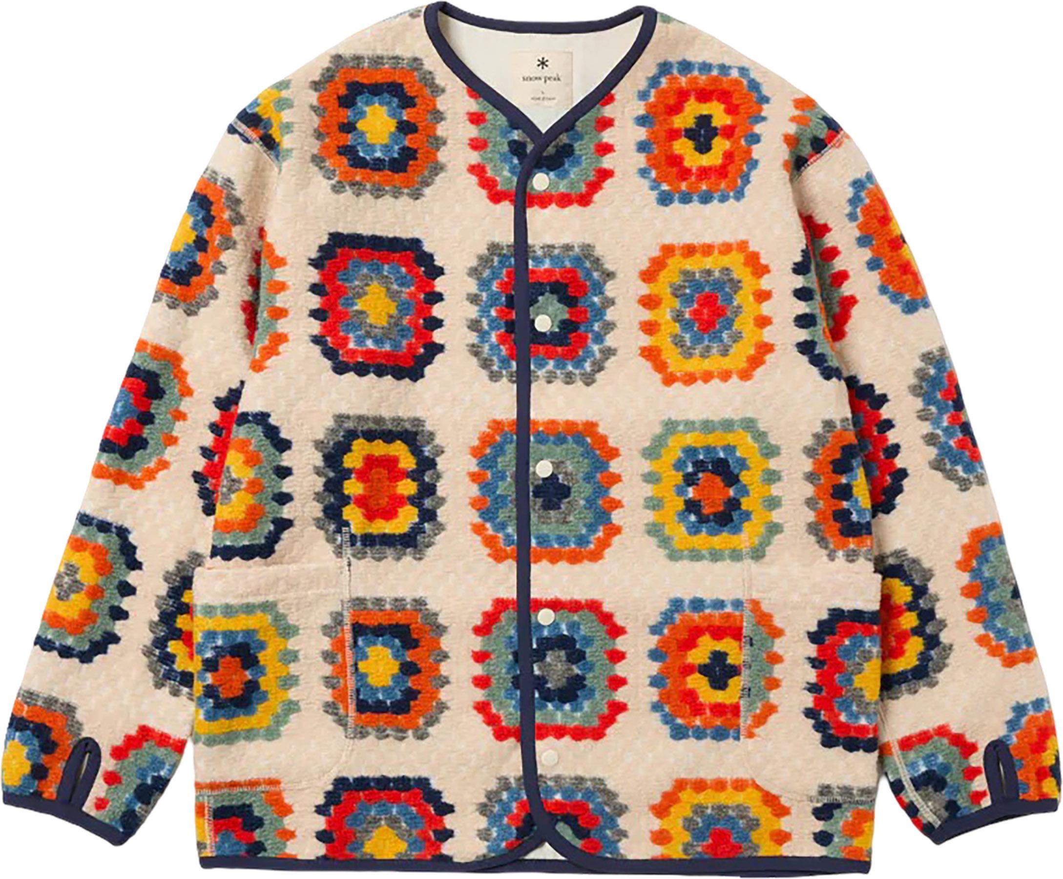 Product image for Wool Jacquard Cardigan - Unisex