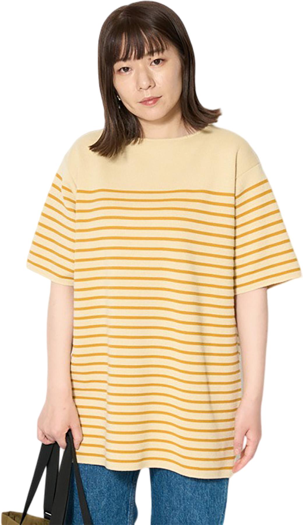 Numéro de l'image de la galerie de produits 2 pour le produit Chandail en coton, nylon et polyester à manches courtes et col bateau - Unisexe