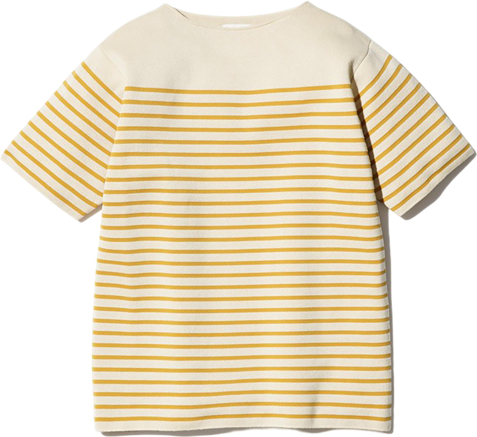 Image de produit pour Chandail en coton, nylon et polyester à manches courtes et col bateau - Unisexe
