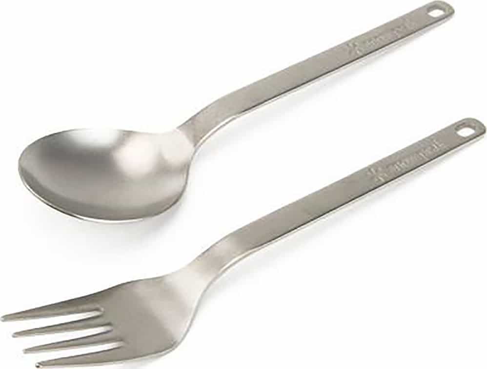 Product image for Titanium Fork & Spoon Set