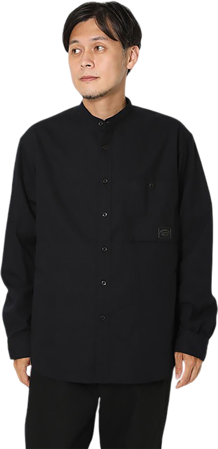 Numéro de l'image de la galerie de produits 2 pour le produit Chemise à col montant en popeline en coton biologique - Homme