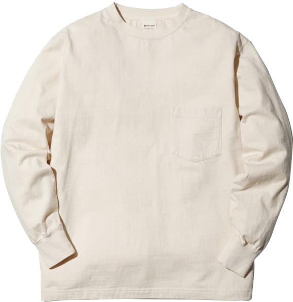 Product gallery image number 1 for product Recycled Cotton Long Sleeve T-Shirt - Unisex