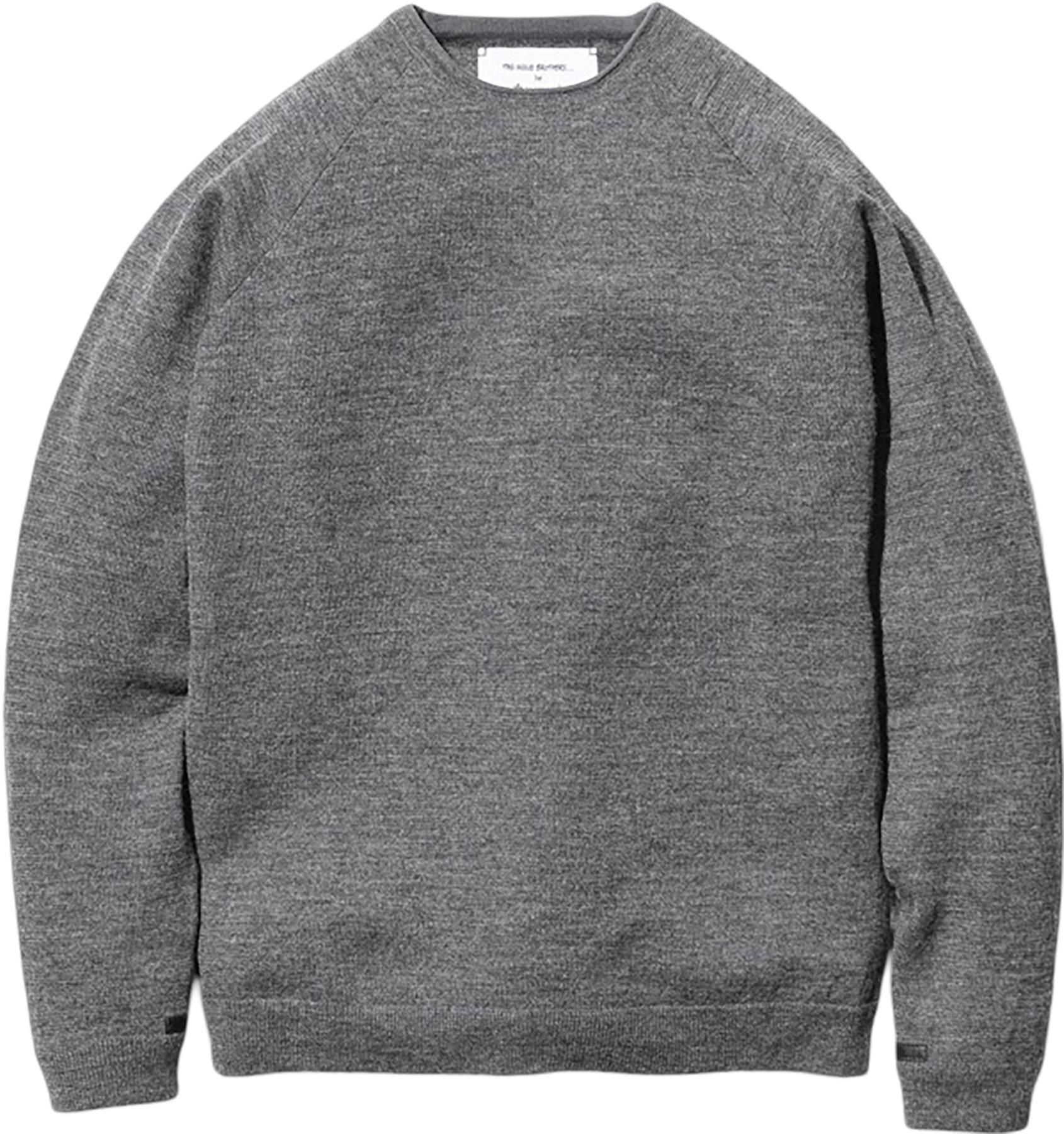 Product image for Raglan Crew Neck Alpaca Knit Sweater - Unisex