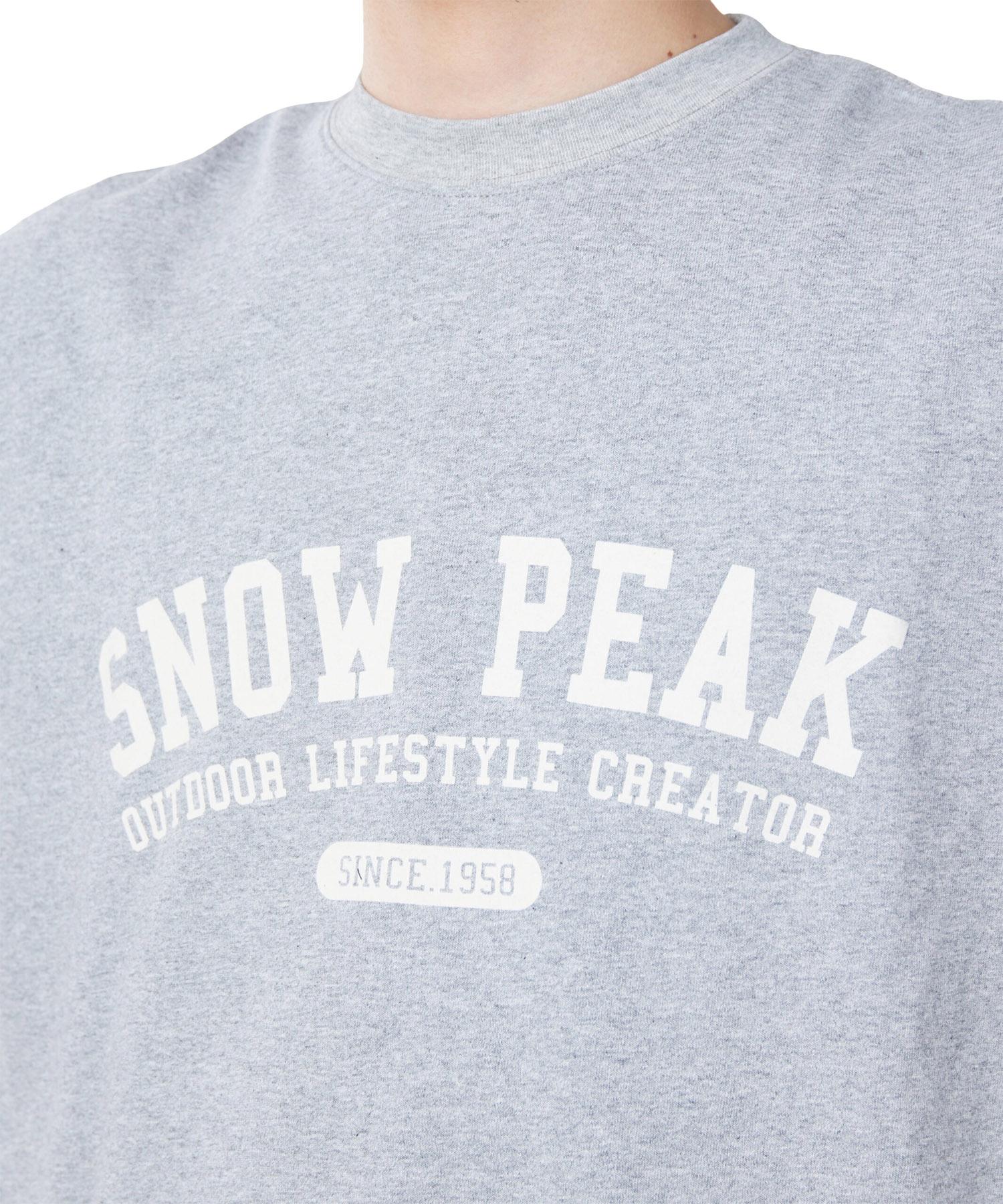 Product gallery image number 3 for product T-shirt à manches longues avec logo Varsity - Homme