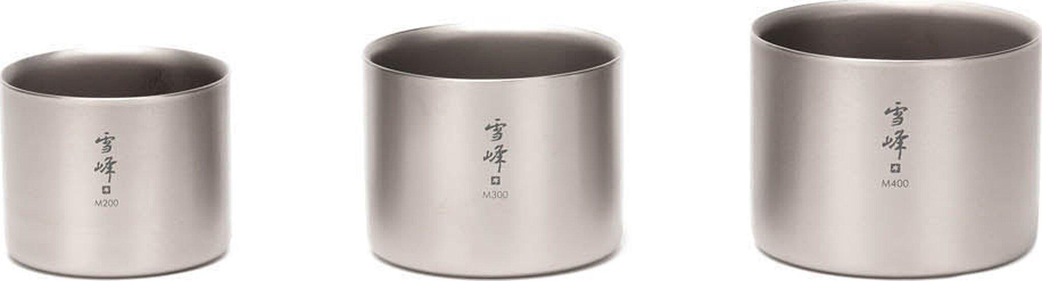 Product gallery image number 3 for product Ti-Double M400 Stacking Mug 400ml