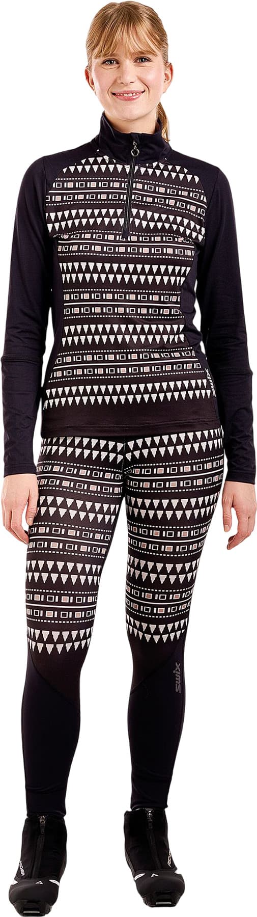 Product gallery image number 3 for product Tista 1/2 Zip Printed Midlayer - Women's